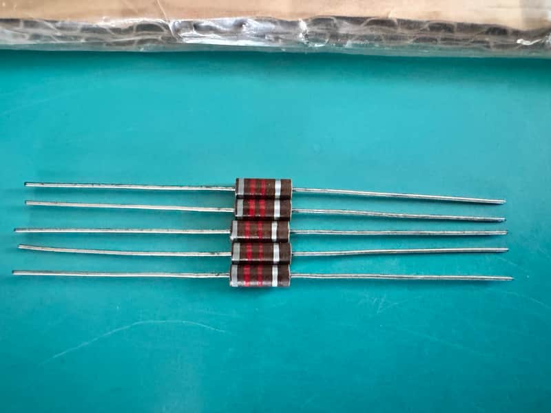 NOS 5x 8.2K 0.5W 1/2W 10% CARBON COMPOSITE COMP RESISTORS FOR TUBE AMP HIFI AMPLIFIER image 1