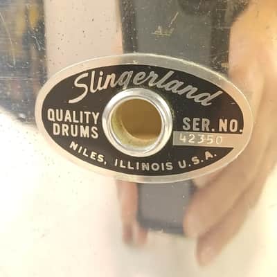Slingerland 20,12,13,16" Drum Set COW Chrome Over Wood 1971 3Ply Bass/Toms/Floor image 23