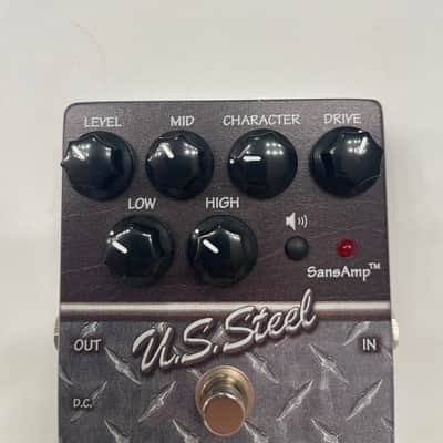 Tech 21 NYC U.S. Steel Distortion SansAmp Character Series Guitar Effect Pedal image 3