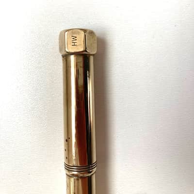 Ultra Rare Malone MC2 Heavy Wall C Trumpet Leadpipe - Raw Brass - Excellent image 3