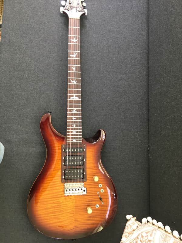 Paul Reed Smith SE Custom 24 Tobacco Burst Tiger Stripe (Jerry Garcia Mods) image 1