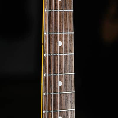 2007 Fender MG-73 CO Competition Mustang Reissue competition capri orange image 4