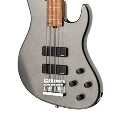 Sadowsky MetroExpress 24-Fret Modern Bass, Morado Fingerboard, 4-String - Solid Silver Metallic High Polish image 4