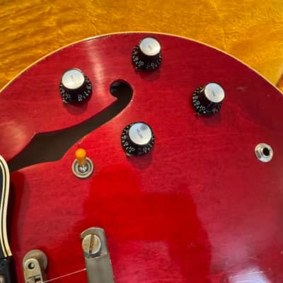 PRE-OWNED | 2024 Gibson Custom Shop Murphy Lab 1961 ES-335 Heavy Aged - Sixties Cherry image 6
