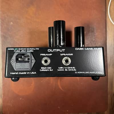 D. Kowalski Dark Gene Green (JCM 800-Style) 1/2W Amp Head with Pelican Case image 2