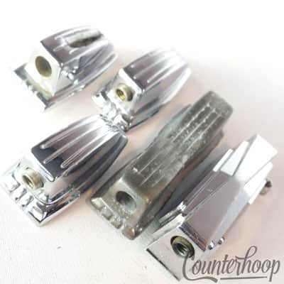 Ludwig 5x Lugs Parts Lot Snare/Tom Drum Hardware Imperia/Bow-Tie/Classic Tom USA image 2