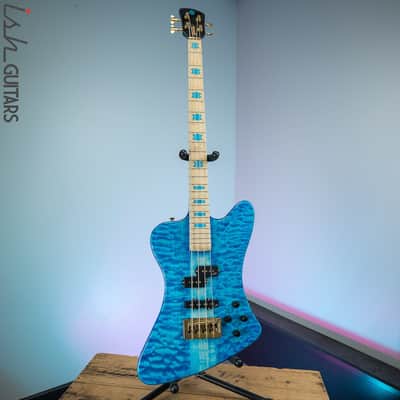 2020 Spector NS-2X Bahama Blue Gloss image 2
