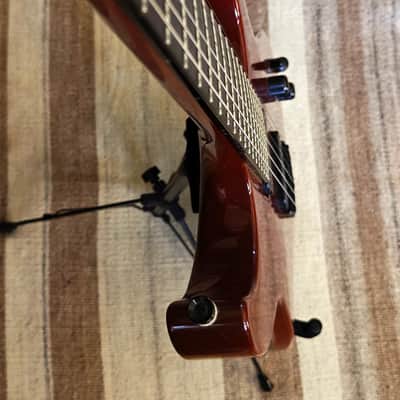 Marchione Uni-Body Neck-Through – Venetian Red – 2000s Boutique Electric Guitar image 5
