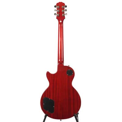 Epiphone 2019 Les Paul Standard Pro Electric Guitar & Bag - Transparent Cherry Red - Used image 3