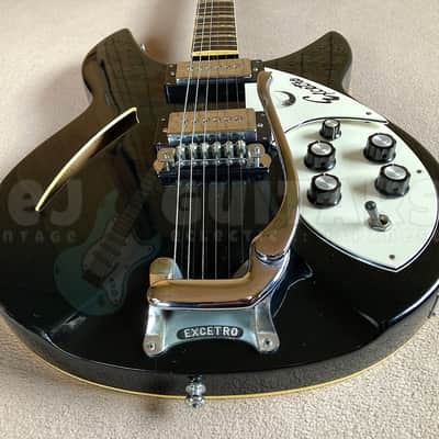 EXCETRO HARLEY-1 'DASH' c.1968 w/HSC - MIJ MASTER-BUILD HOLLOW-BODY image 7
