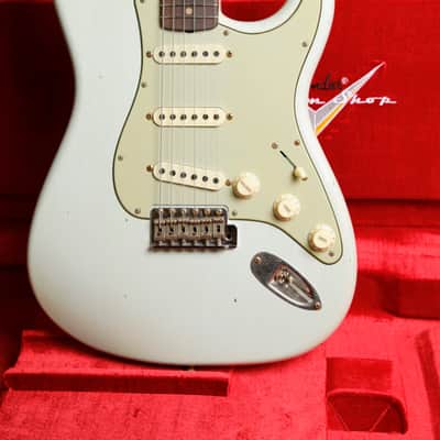 Fender Custom Shop 1959 Stratocaster Journeyman Relic Super Faded Aged Sonic Blue image 18