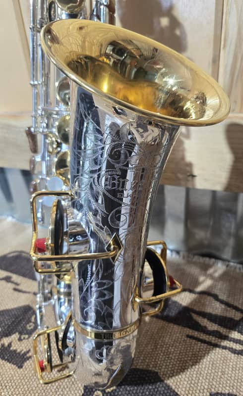 Buescher True Tone Alto Sax 1925 - Silver and 24K Gold Plate image 1