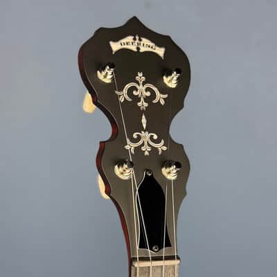 Custom Deering Sierra Maple 5-String Banjo Dark Eagle II Stain image 10