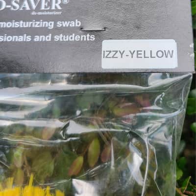 HW Pad-Saver Izzy Saxophone Bow De-Moisturizer Swab Yellow New Sealed image 3