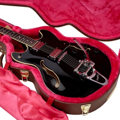Gator Semi-Hollow Guitar Deluxe Wood Case (GW-335-BROWN) image 21