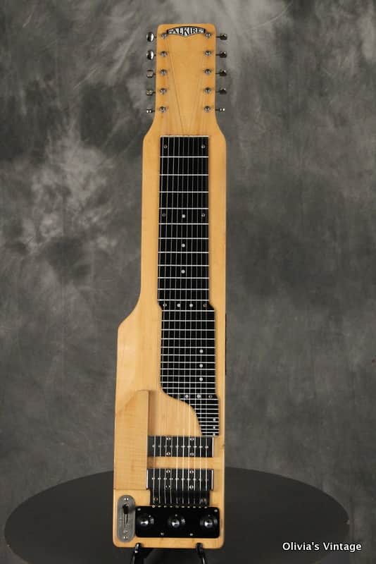 Alkire 10-String Eharp Steel Guitar 1960 Natural image 1