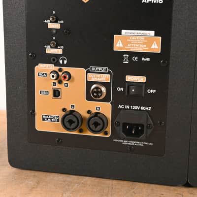 Rockville APM6W 6.5" Bi-Amped Studio Monitor, 350W Peak (PAIR) CG01XEM image 12