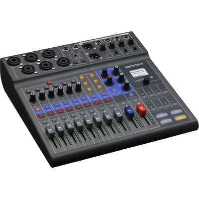 Zoom LiveTrak L-8 Portable 8-Channel Digital Mixer and Multitrack Recorder image 3
