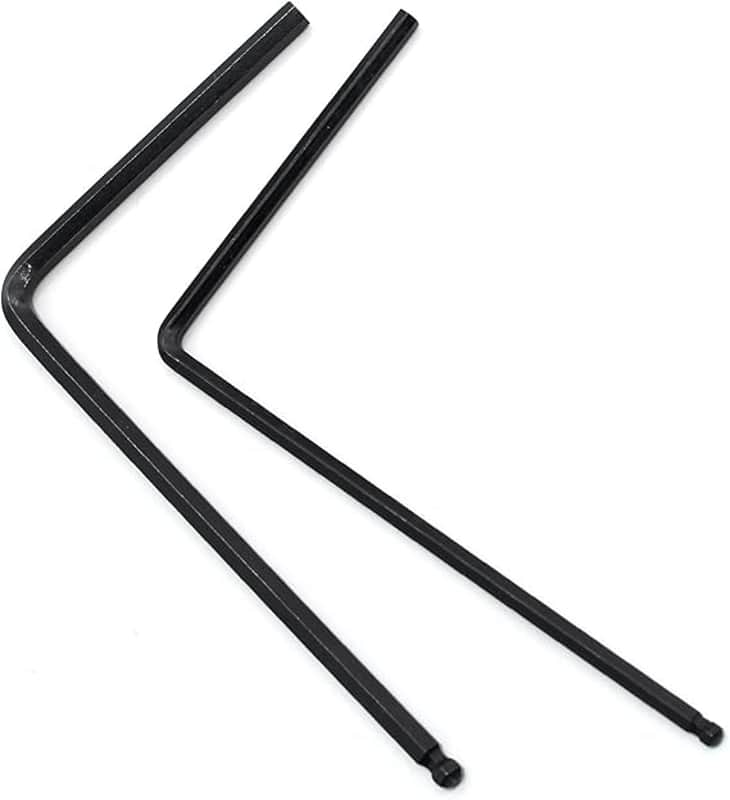 Guitar Truss Rod Wrench 4mm & 5mm Guitar Allen Wrench Tool for Martin Acoustic Guitar, Deep or Narrow Truss Rod Adjustment, Ball End Allen Key Set image 1