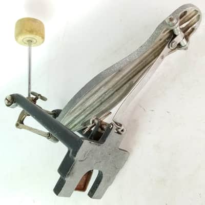 Ludwig &Ludwig #317 Comet Bass Drum Pedal Vintage 40s Elkhart,IN USA Double-Post image 5