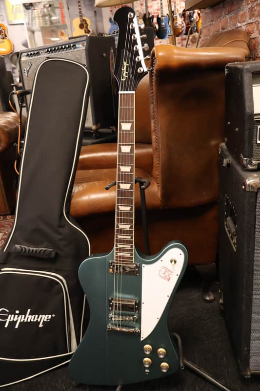 Epiphone Firebird Pelham Blue with Gigbag | Reverb Australia
