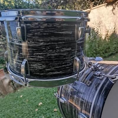 Ludwig Downbeat 1969, Black Oyster Pearl. Vintage. image 7