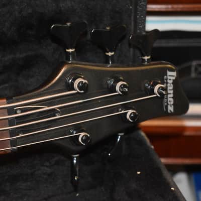 ibanez  edc 705 ergodyne 5 string bass guitar metallic grey image 8