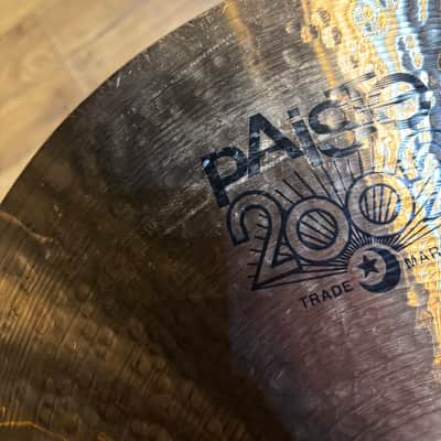 Paiste 18" 2002 Black Big Beat Cymbal 2016 - Present - Traditional Bild 8