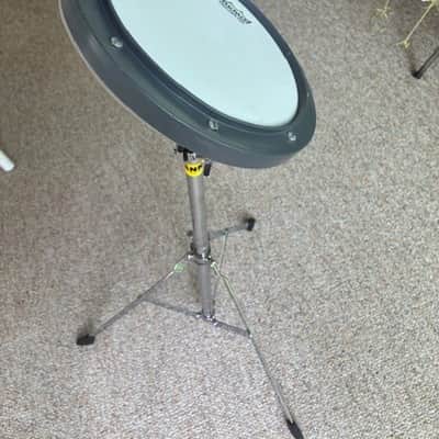 Remo Practice Pad - Tunable Ambassador Coated Drum Head with Stand 8" 2010s - Gray image 3