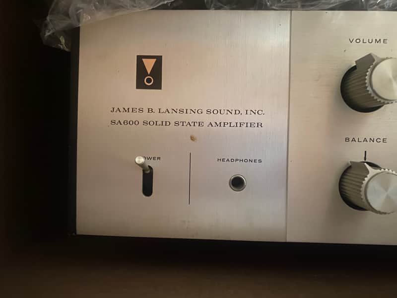 JBL SA600 Solid State Amp 60's?