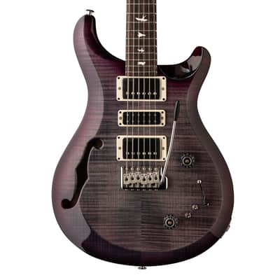 PRS S2 Special Semi-Hollow Electric Guitar - Faded Gray Black Purple Burst image 1