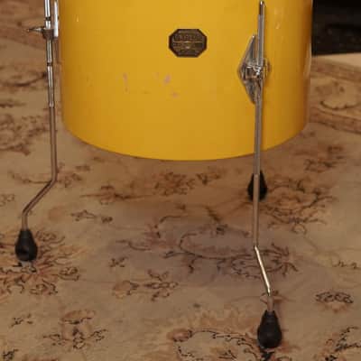 Gretsch 12/13/16/22" Drum Set - 1970s Yellow Lacquer image 10
