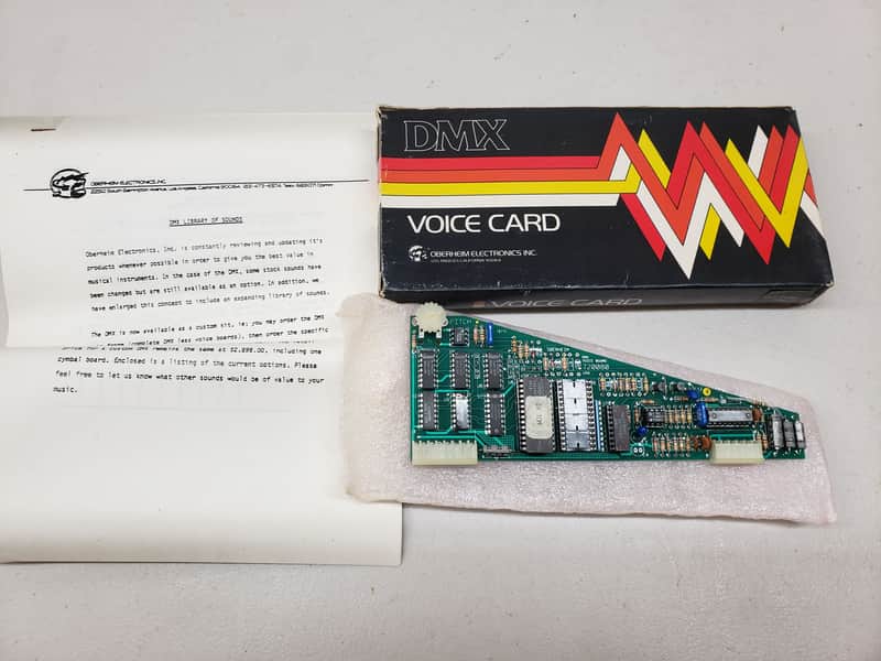 Oberheim DMX Voice Card w/Original Box #2 – Toms image 1