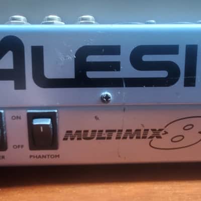 Alesis MultiMix 8 USB 8-Channel Mixer 2000s - White/Silver image 4