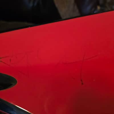 Jackson Demmelition King V ex LONDON CROBAR Soho Metal Rock Bar Artist Signed Phil Demmel Machine Head Signature Flying V EMG 81 85 Zakk Wylde Set Floyd Rose Electric Guitar image 22