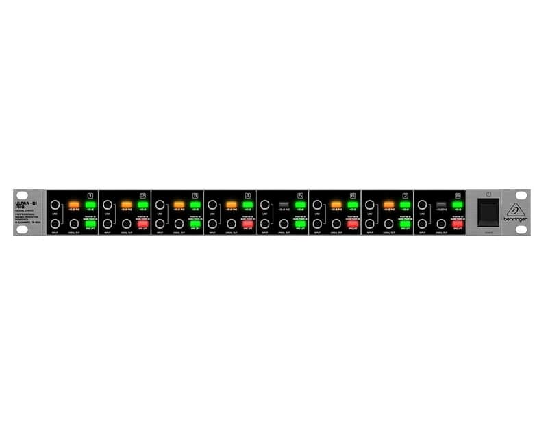 Behringer Ultra-DI Pro DI800 Phantom Powered 8-Channel Direct Box image 1