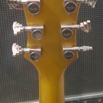 Hagstrom HJ500 Vintage Series Gold Top Jazz Hollowbody Guitar Sweden image 11