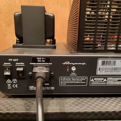 Ampeg Portaflex Combo PF-50T Head with PF115HE Cab, 50-Watt Tube Bass Amp image 8
