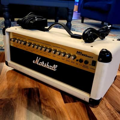 Marshall MG100HDFX 100-Watt Amp Head - Custom Color Limited Edition - White image 2