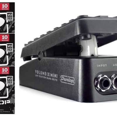 Dunlop DVP4 Volume X Mini Pedal - With 3 FREE String Sets image 1