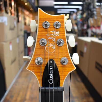 Paul Reed Smith SE Custom 24 Semi-Hollow Piezo Electric Guitar Vintage Sunburst w/Padded Gig Bag image 7