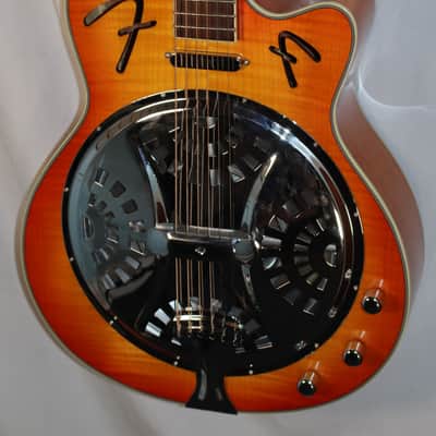Fender FR50CE Cutaway Acoustic Electric Resonator Guitar used Recently Setup with new strings image 3