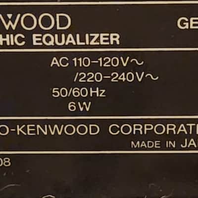 Kenwood Vintage Kenwood GE-45 Stereo Graphic Equalizer (1986) 1986 image 10