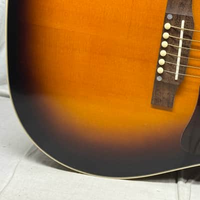Epiphone J-45 j45 Acoustic Guitar with Road Runner Case 2021 image 5