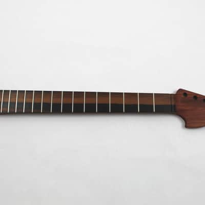 Macassar Ebony on Quarter Sawn Bubinga S-Style Custom Guitar Neck-USA Made image 2