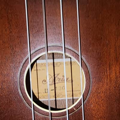 Aria U-130 1970s - Vintage Mahogany Soprano Ukulele image 3