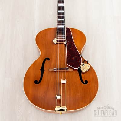 1949 Epiphone Broadway Vintage Archtop Guitar Blonde w/ DeArmond Rythm Chief 1000 Pickup & Case image 2