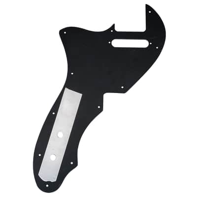 11 Holes Guitar Pickguard For USA Fender 69 Tele Thinline Style Electric Guitar, 3Ply Black image 3