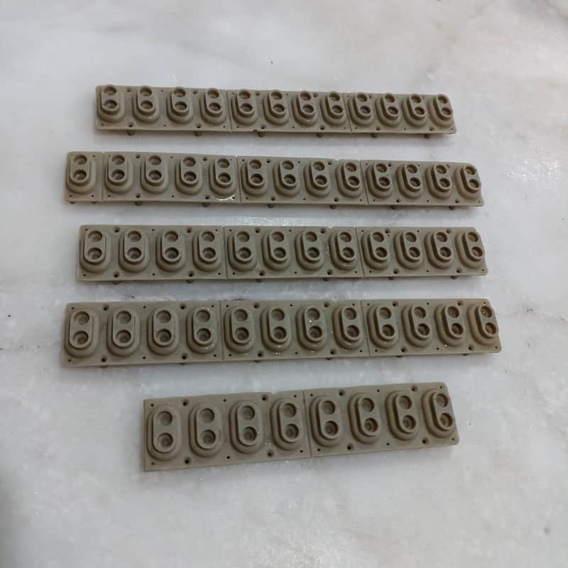 Korg N364 Synthesizer All Rubber Contact Strip Rubbers image 1