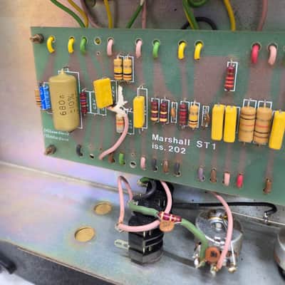 Marshall JMP 2203 Mk2 Master Model Lead 100-Watt Guitar Amp Head 1976 - Black (C013-A9) image 23